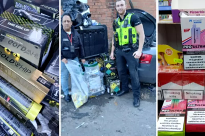 Two Arrested in Birmingham as Illegal Vapes, Tobacco, and Nitrous Oxide Seized