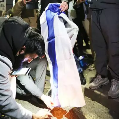 Akhmed Yakoob Questioned by Police After Israeli Flag Burned at Iran Protest