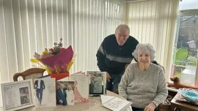 Cefn Couple Celebrated for 60 Years of Marriage by Community Council