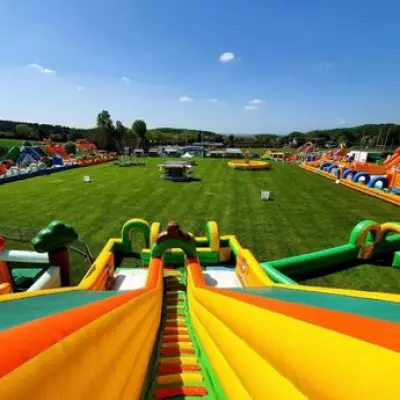 Giant Inflatable Park Arrives in Dudley for Easter Holidays
