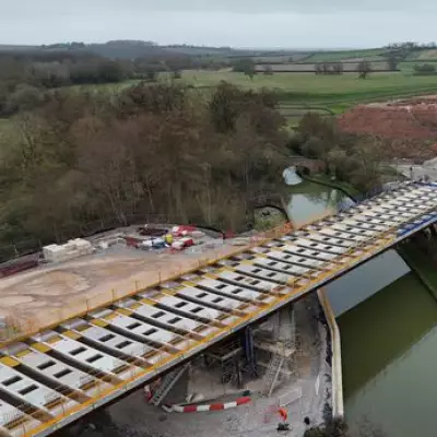 HS2 Engineers Complete Bridge Installation Over Grand Union Canal Ahead of Schedule