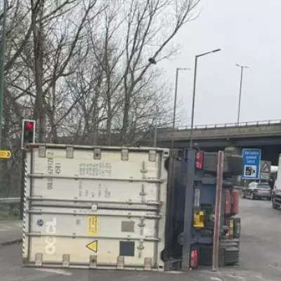 Lorry Overturns Near M6 Junction 9 in Wednesbury, Causing Major Delays