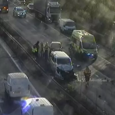 Major M42 Crash Near Tamworth Causes Severe Rush-Hour Delays and Lane Closures