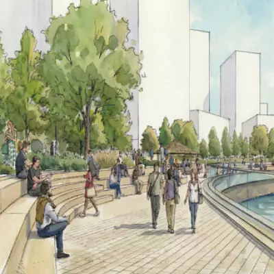 Manchester's Water Street Vision: Skyscrapers and Park to Transform Forgotten Corner