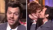 Harry Styles Addresses Queerbaiting Claims with Kiss in SNL Monologue