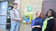 Life-Saving Defibrillator Unveiled at GWAAC Brockworth Shop by Sam Polledri Foundation