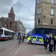 Police Seal Off Wardlaw Street After Blood-Covered Man Incident