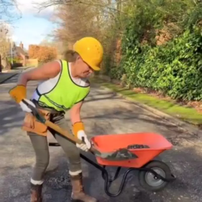 Bikini-clad driver's pothole protest demands proper road repairs from councils