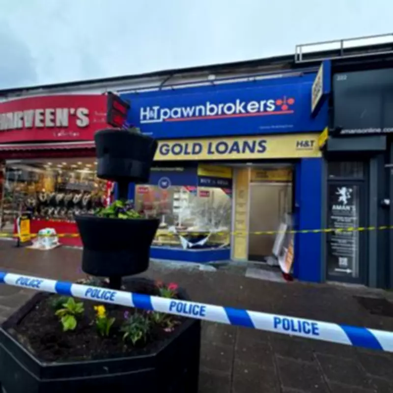 Brazen Ram Raiders Smash Car into Pawnbrokers on Birmingham's Soho Road