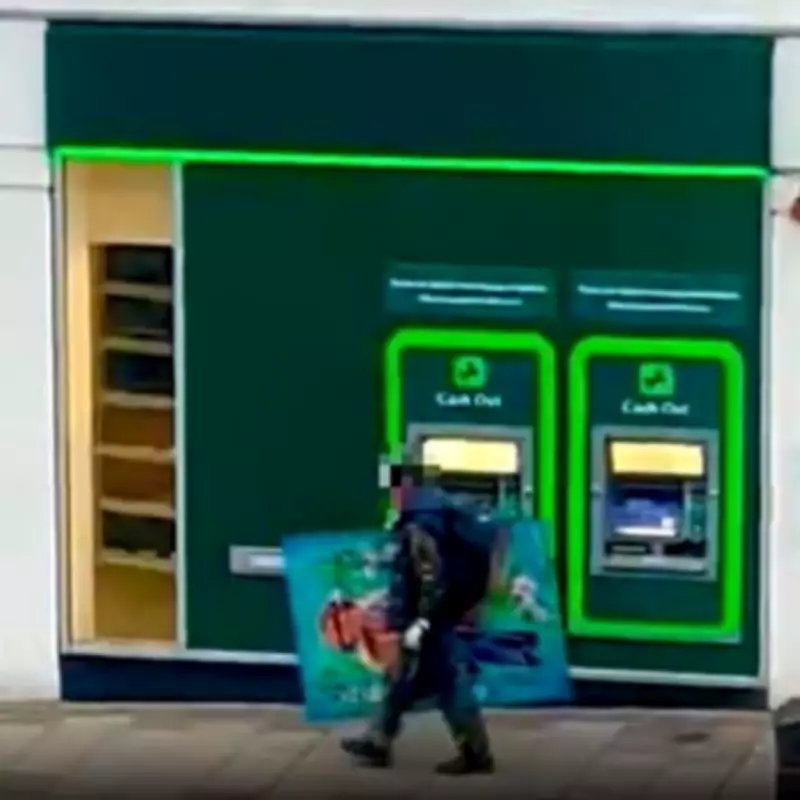 Brazen Thief Steals Artwork from Sutton Coldfield Wall, Caught on Bus