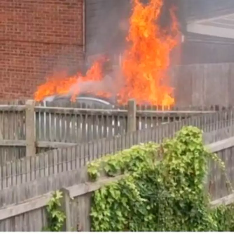Car Fire on Estate After Dramatic Ram Raid at Soho Road Pawnbrokers