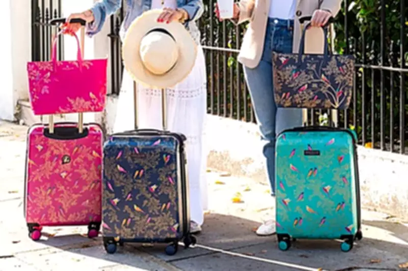 Colorful Sara Miller Suitcases That Fit Ryanair Size Rules