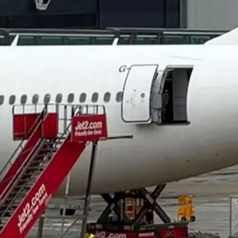 Engineer Plummets from Jet2 Plane at Manchester Airport, Suffers Severe Injuries