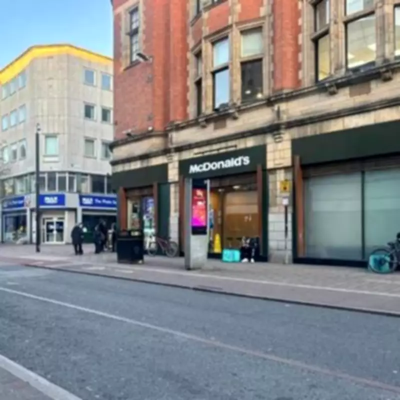 Firefighters Extinguish Accidental Blaze on Leicester McDonald's Roof