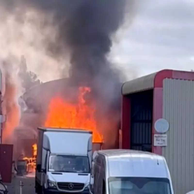 Firefighters Rush to Birmingham Blaze After Loud Bangs Heard in Sparkbrook