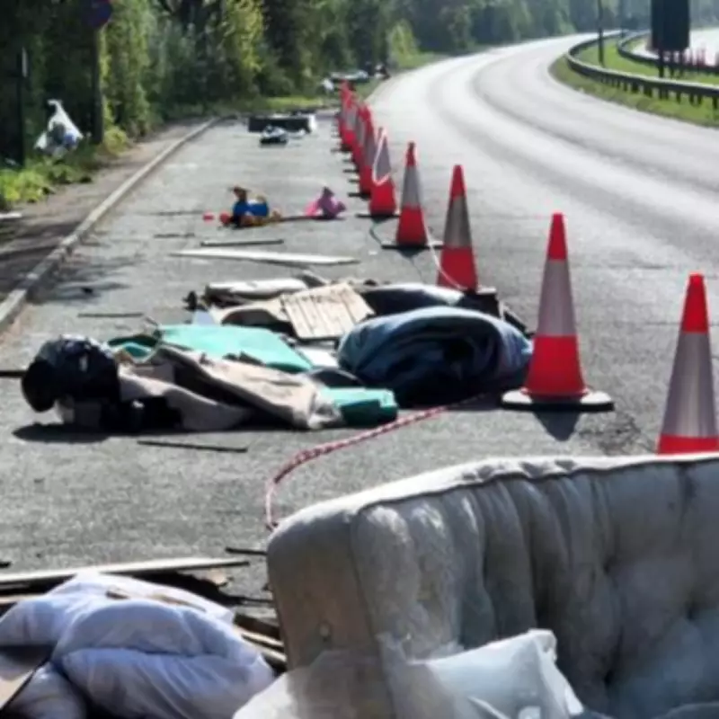 Fly-Tipping Crisis on Collector Road: Councillor Demands CCTV to Protect Motorists