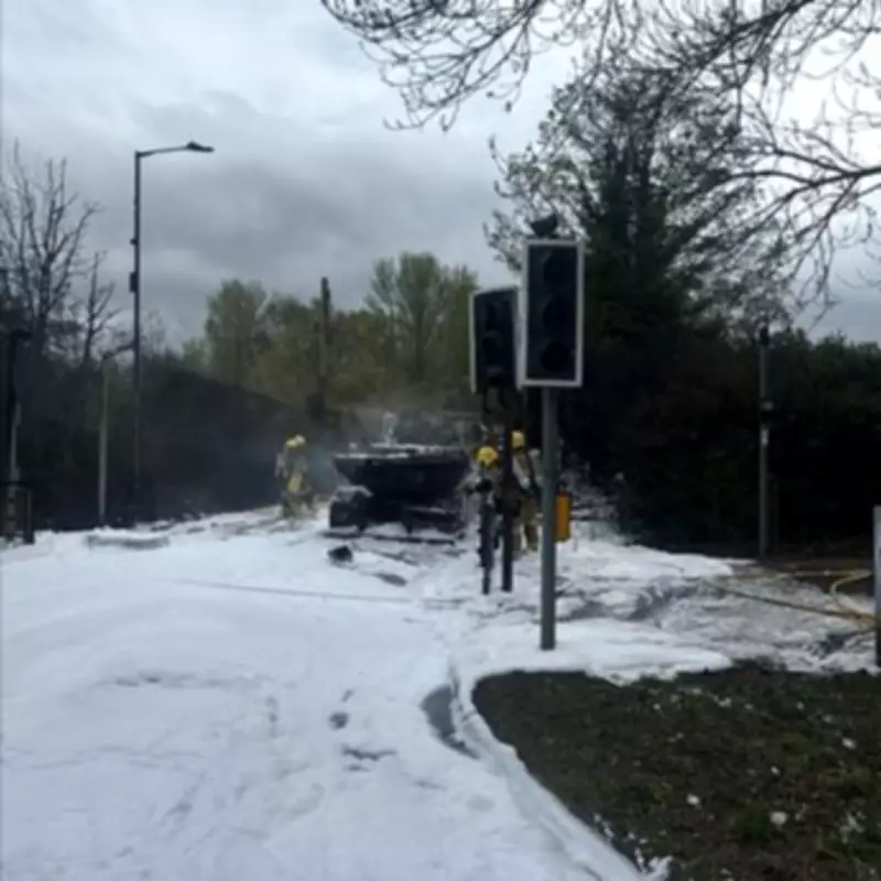 Fuel Tanker Fire in Telford: Man Hospitalized, Road Reopens After 24-Hour Closure