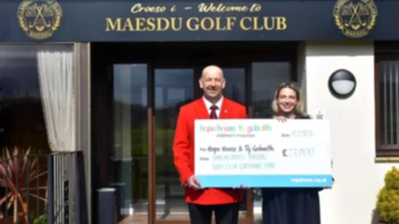 Golf Captain's £23K Donation to Children's Hospice Doubles Impact
