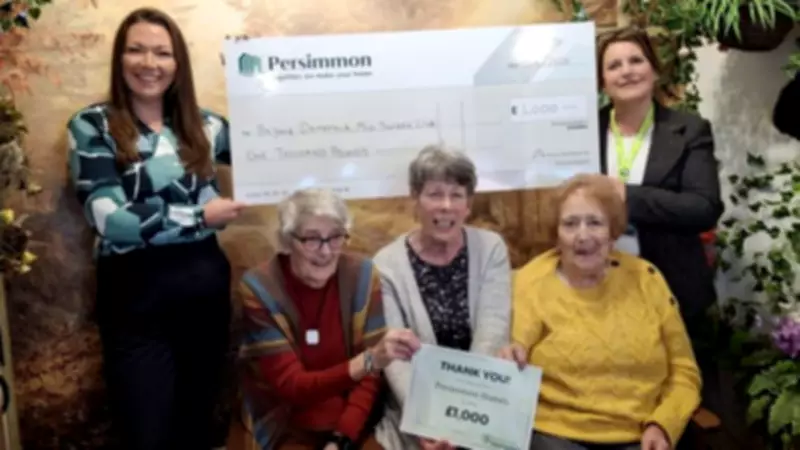 Housebuilder Donates £1,000 to Trowbridge Dementia Club