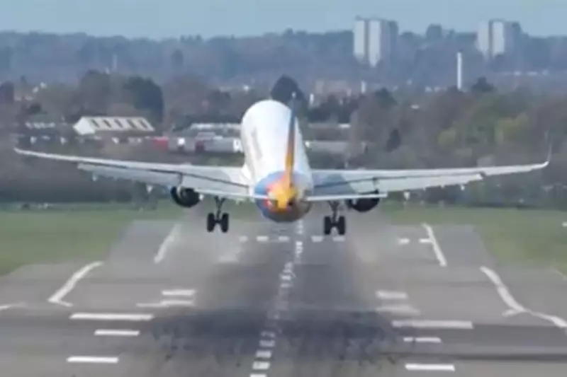 Jet2 Plane Aborts Landing in Strong Winds at Birmingham Airport, Executes Go-Around