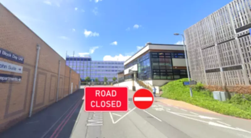 Key Birmingham Hospital Access Road Closes for Weekend Essential Works