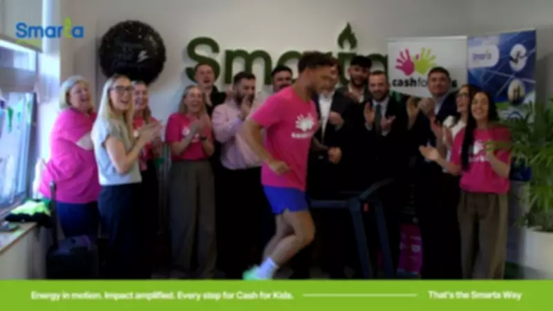 Leeds Energy Boss Runs 74km Treadmill Challenge for Cash for Kids