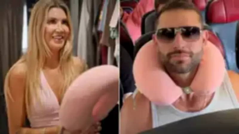 MAFS Australia's Scott Takes Another Swipe at Ex-Wife Gia Over Pink Neck Pillow