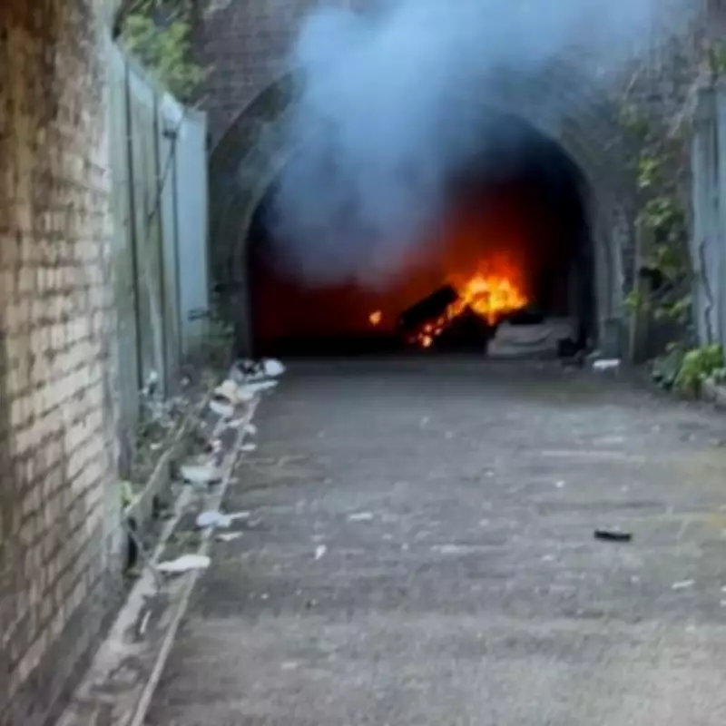 Major Fire Erupts in Birmingham Tunnel Residents Fear to Use