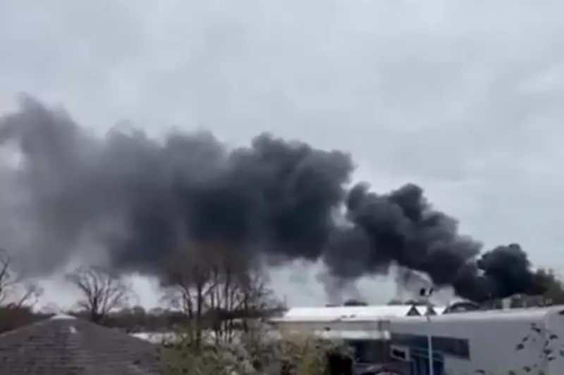 Major Scrapyard Fire in Birmingham: 60 Firefighters Battle Blaze on Lifford Lane