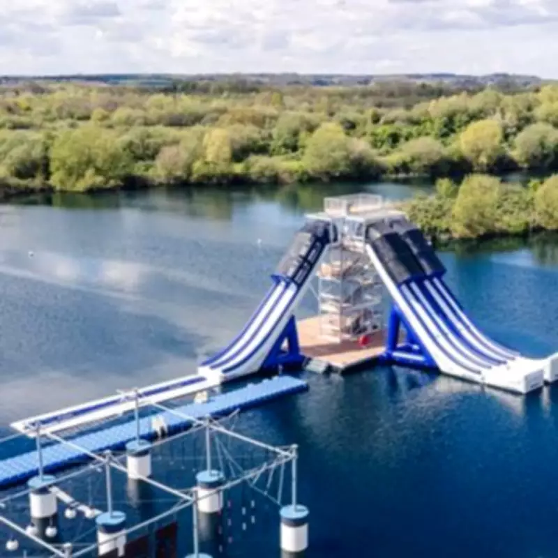 Massive 12m High Aqua Slide Opening Near Birmingham This May