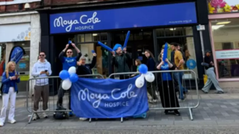 Moya Cole Hospice Cheer Squad Supports Runners at Manchester Marathon