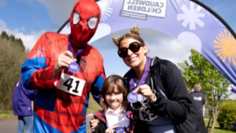 Newcastle-under-Lyme Family Champions Neurodiversity in Charity 5k Run
