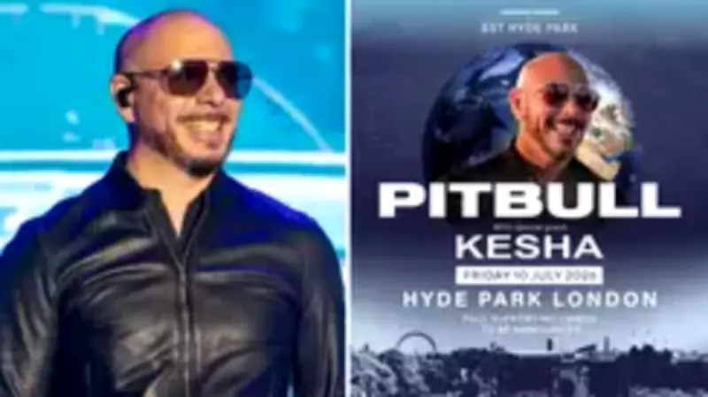 Pitbull to Headline BST Hyde Park and Roundhay Festival in 2026
