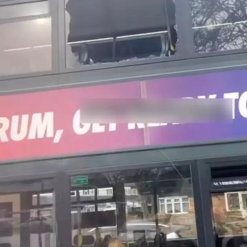 Police Investigate NEC Birmingham Vandalism After Bus Smashed by Masked Gang