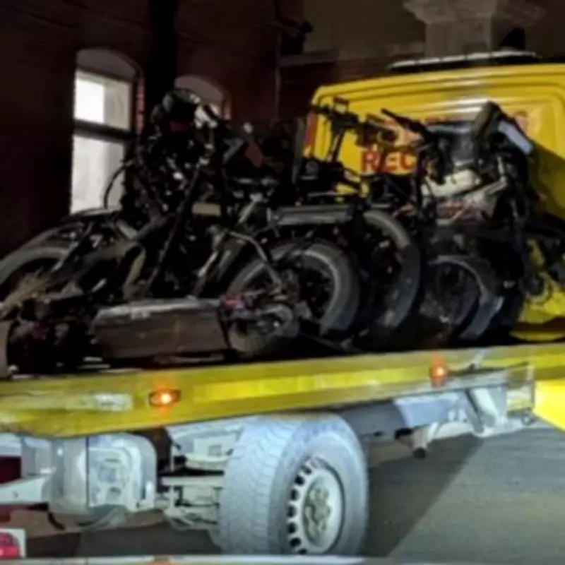 Police Seize 13 Illegal E-Bikes in Birmingham City Centre Operation