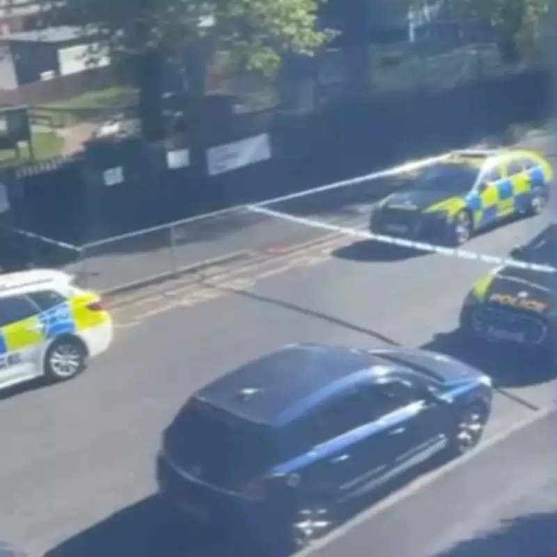 Police Tape Off Road Near Smethwick Primary School After Incident