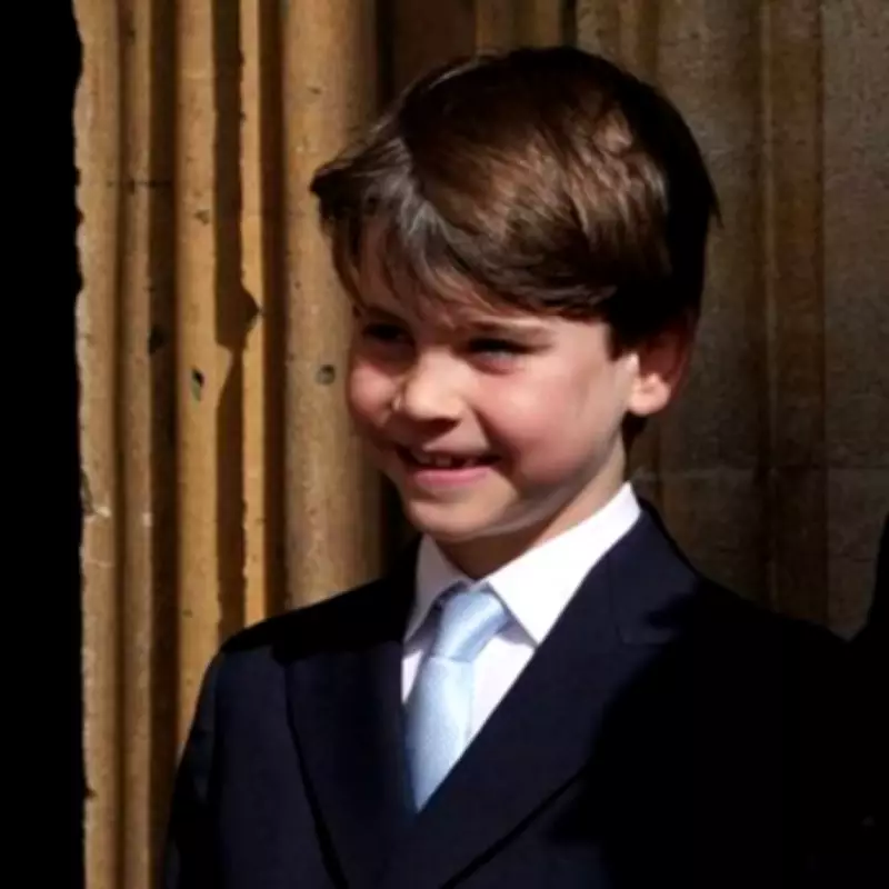 Prince Louis Shares Sweet Moment With King Charles at Easter Service