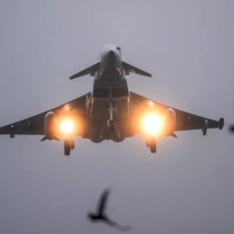 RAF Typhoons Scrambled as Suspected Russian Bomber Approaches UK Airspace