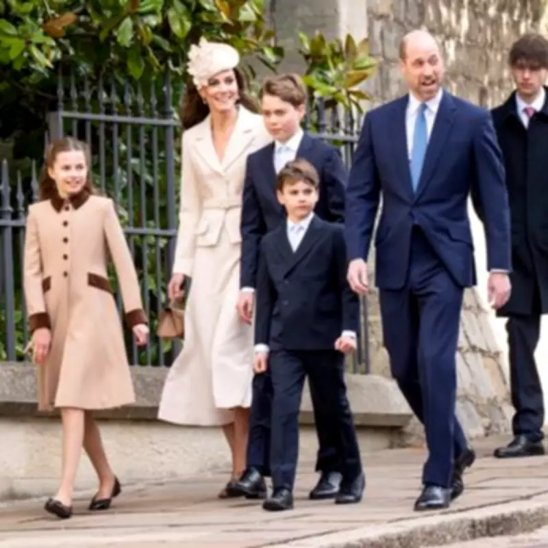 Royal Family Shows Unity at Windsor Castle Easter Service