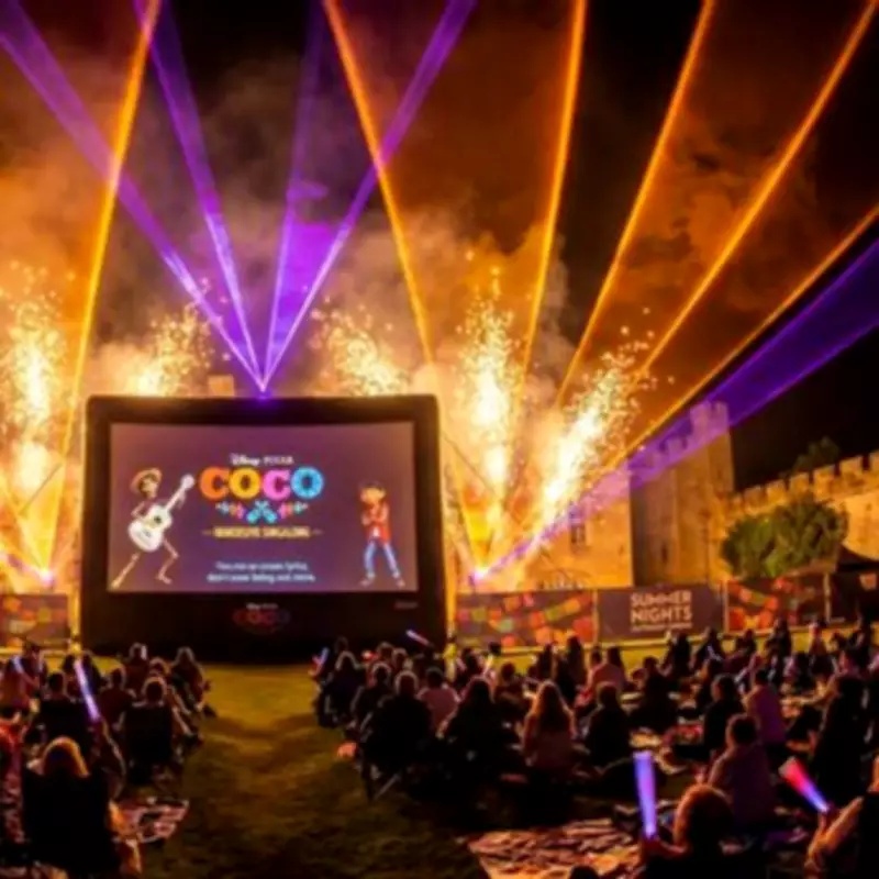 Sandwell to Host Giant Outdoor Sing-Along Cinemas with Lasers and Pyrotechnics