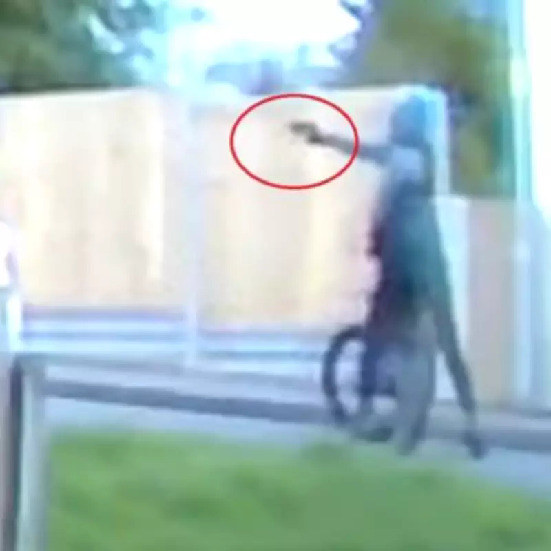 Shocking Moment Birmingham County Lines Dealers Fire at Car with Innocent People Inside