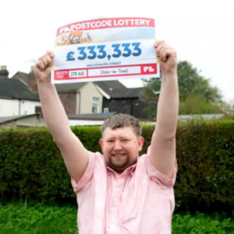 Stoke Man Wins £333K Postcode Lottery Prize After Mum's Advice
