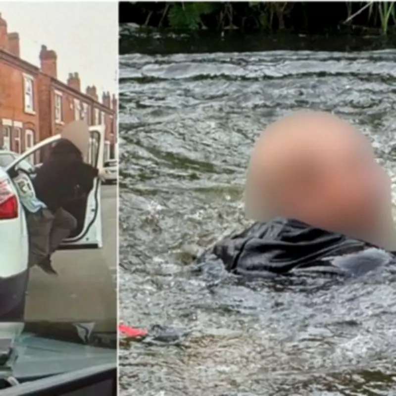 Suspect Swims Across Canal After Crashing Cloned Nissan Qashqai in Walsall Police Chase