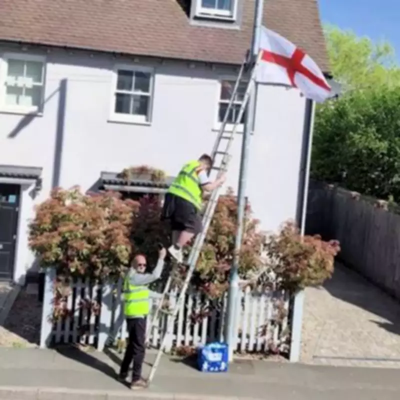Tattoo Artist Faces Vile Abuse After Confronting Flag Hangers