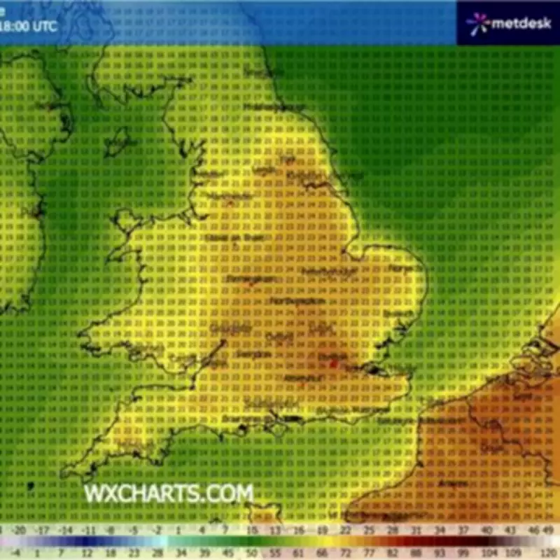 UK Braces for Three-Day 26C Heat Surge as 74 Counties Face Scorching Temperatures