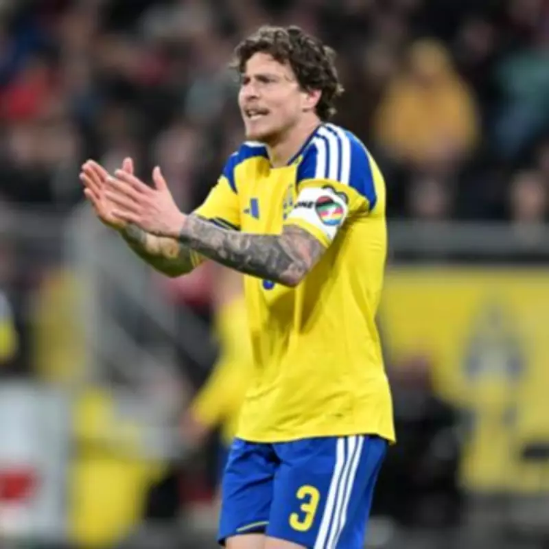 Victor Lindelof Misses Sweden's Dressing Room Party After World Cup Qualification