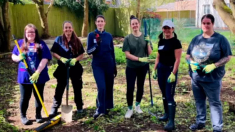 Volunteers Transform School Eco Garden for Summer Term Learning