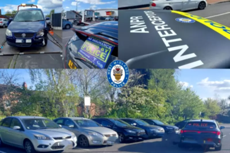 West Midlands Police Seize Record 71 Uninsured Vehicles in One-Day Crackdown