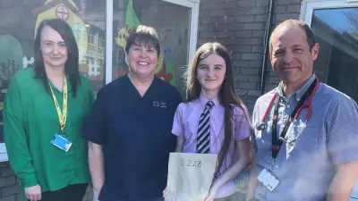 Carmarthenshire girl, 11, raises £228 for diabetes service