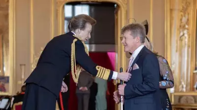Deafblind UK Chair Robert Nolan Awarded OBE by Princess Royal at Windsor Castle